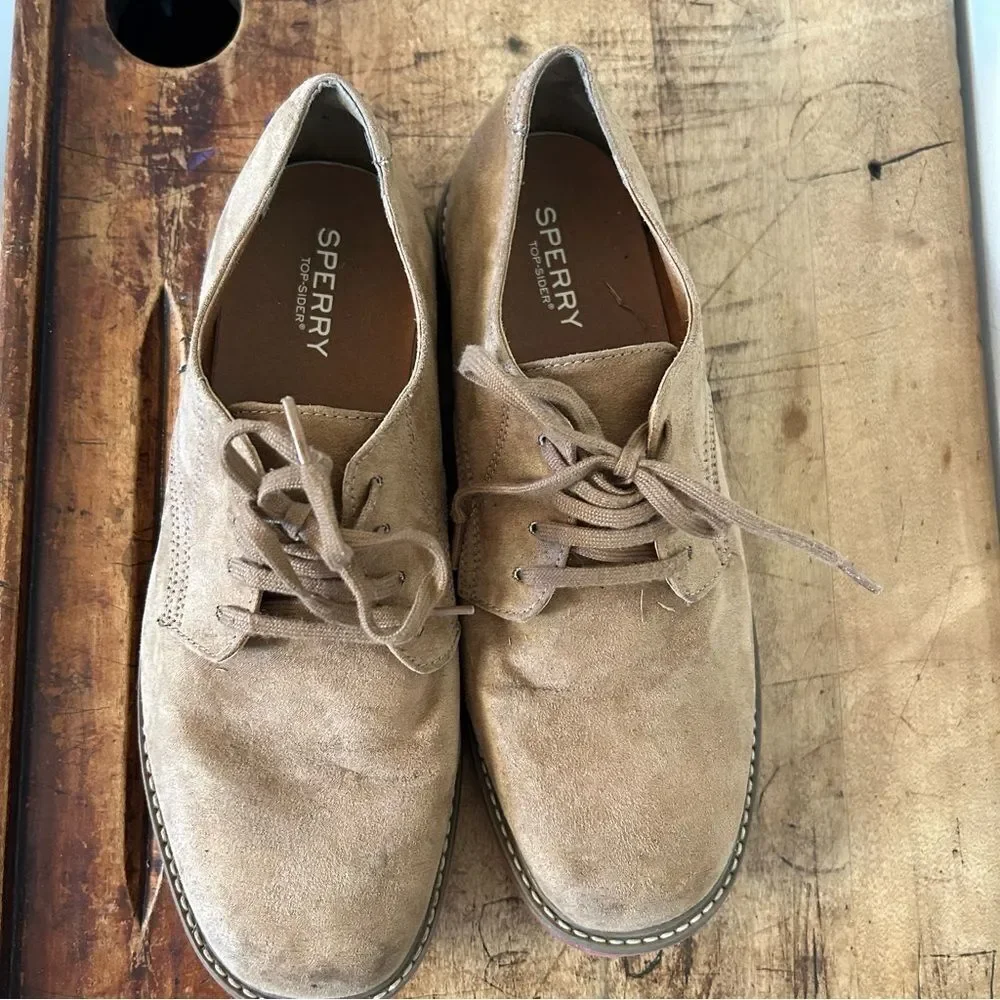 Sperry top sider lace up shoes, GUC, mens sz 7